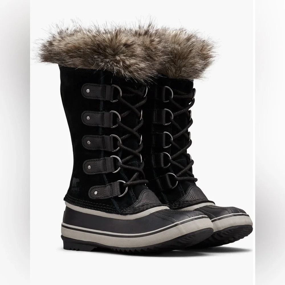Sorel Joan of Arctic Waterproof Boot size‎ 7  Black/ Quarry